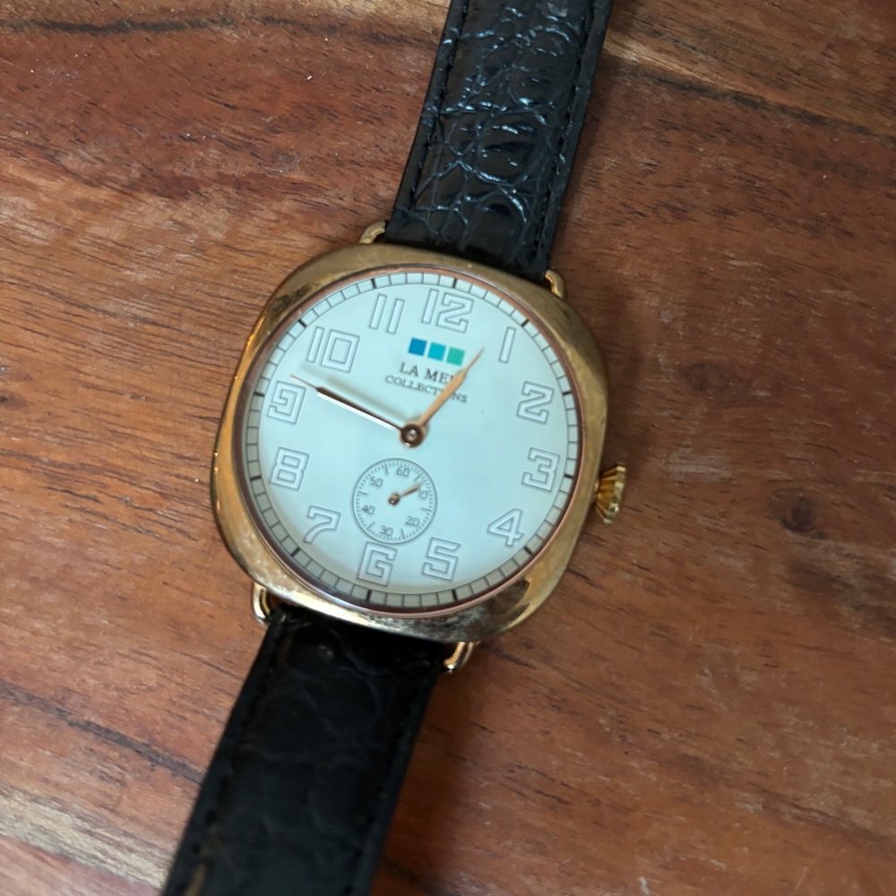 LA MER Collections vintage oversized watch
